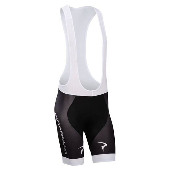 2014 Maillot Pinarello Tirantes Mangas Cortas Negro Y Blanco